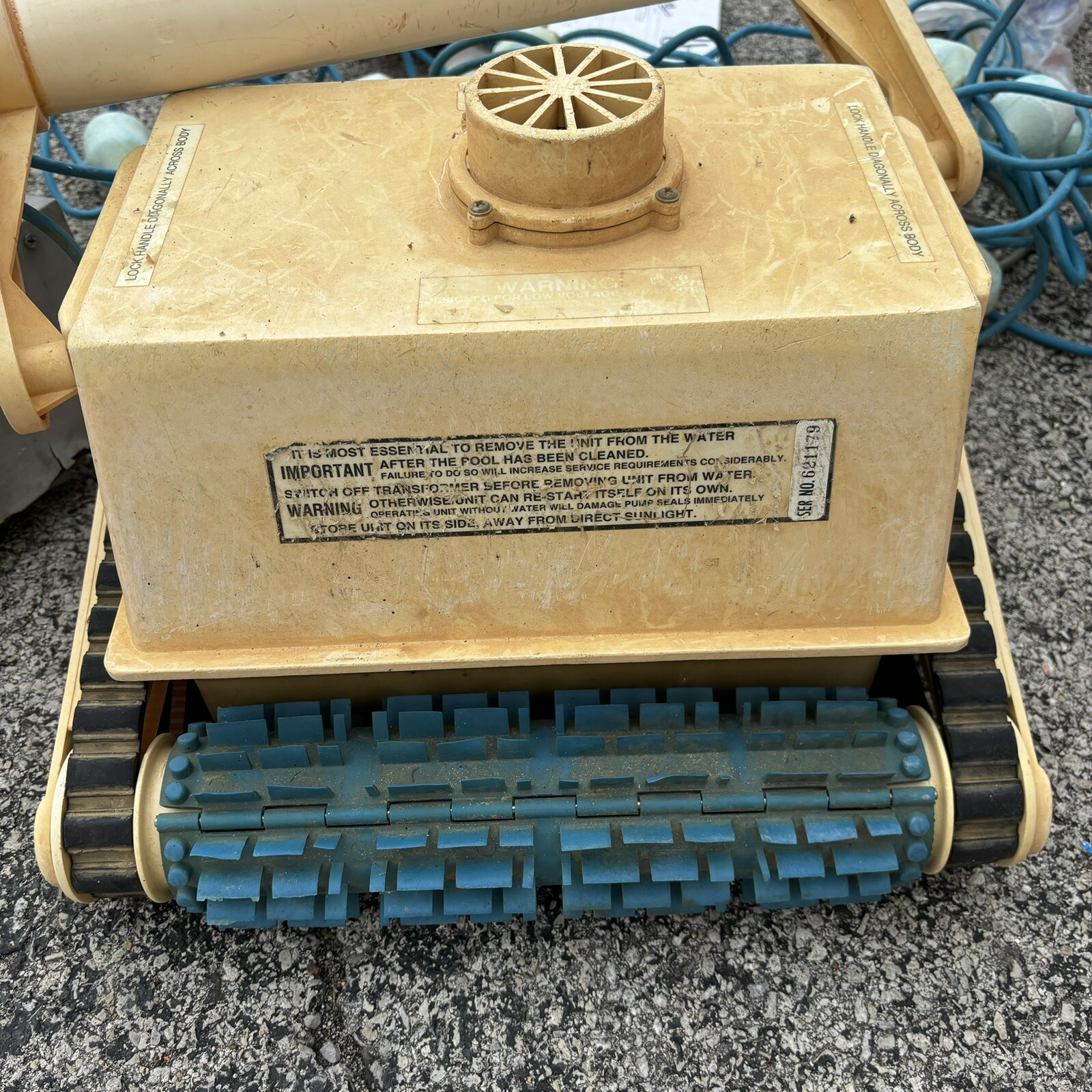 AquaBot Aqua Classic Turbo Pool Cleaner – Working Unit W Power Supply + Hose +