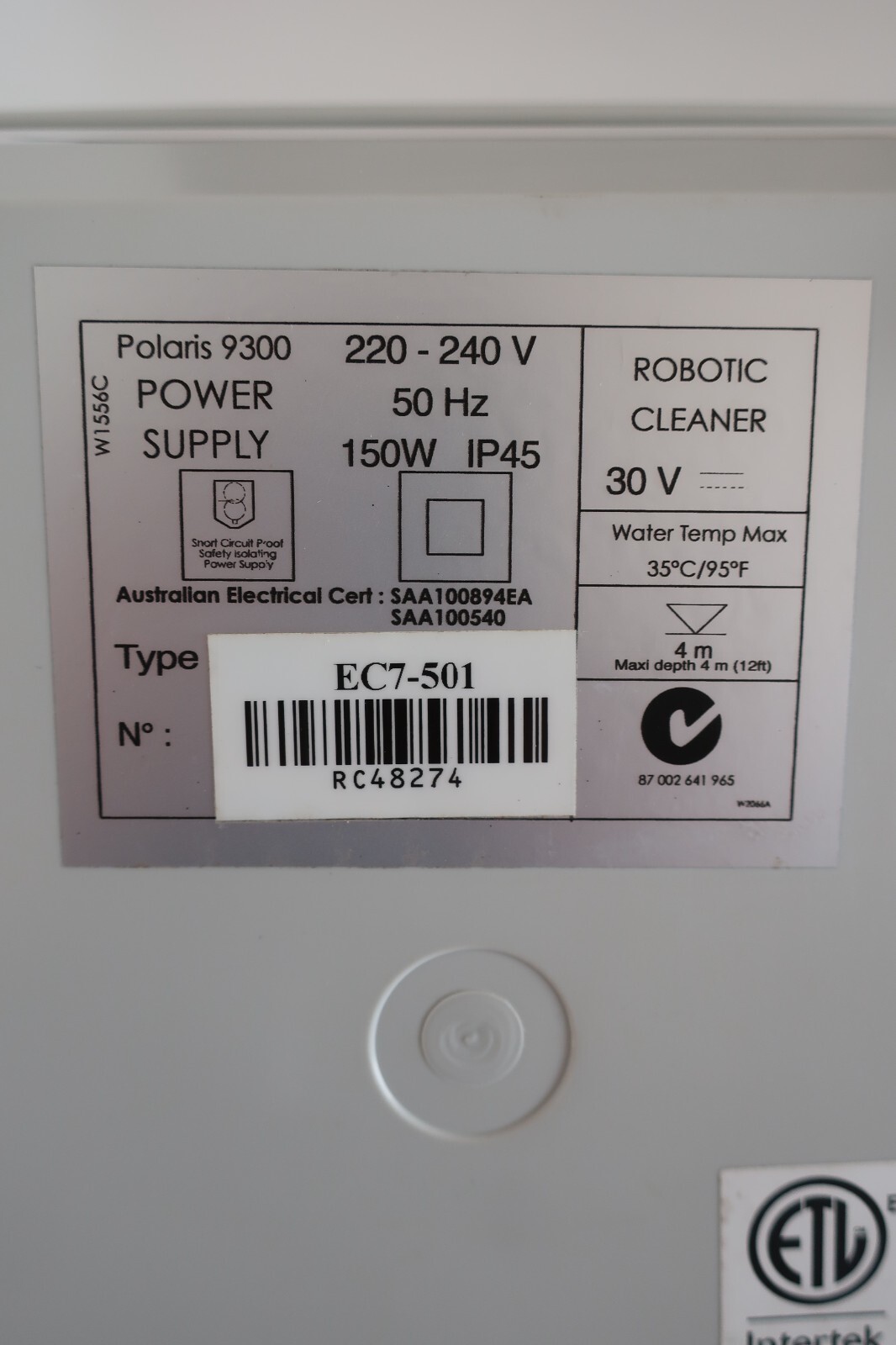 Polaris 9300 Sport Power Supply Control Unit – Robotic Pool Cleaner