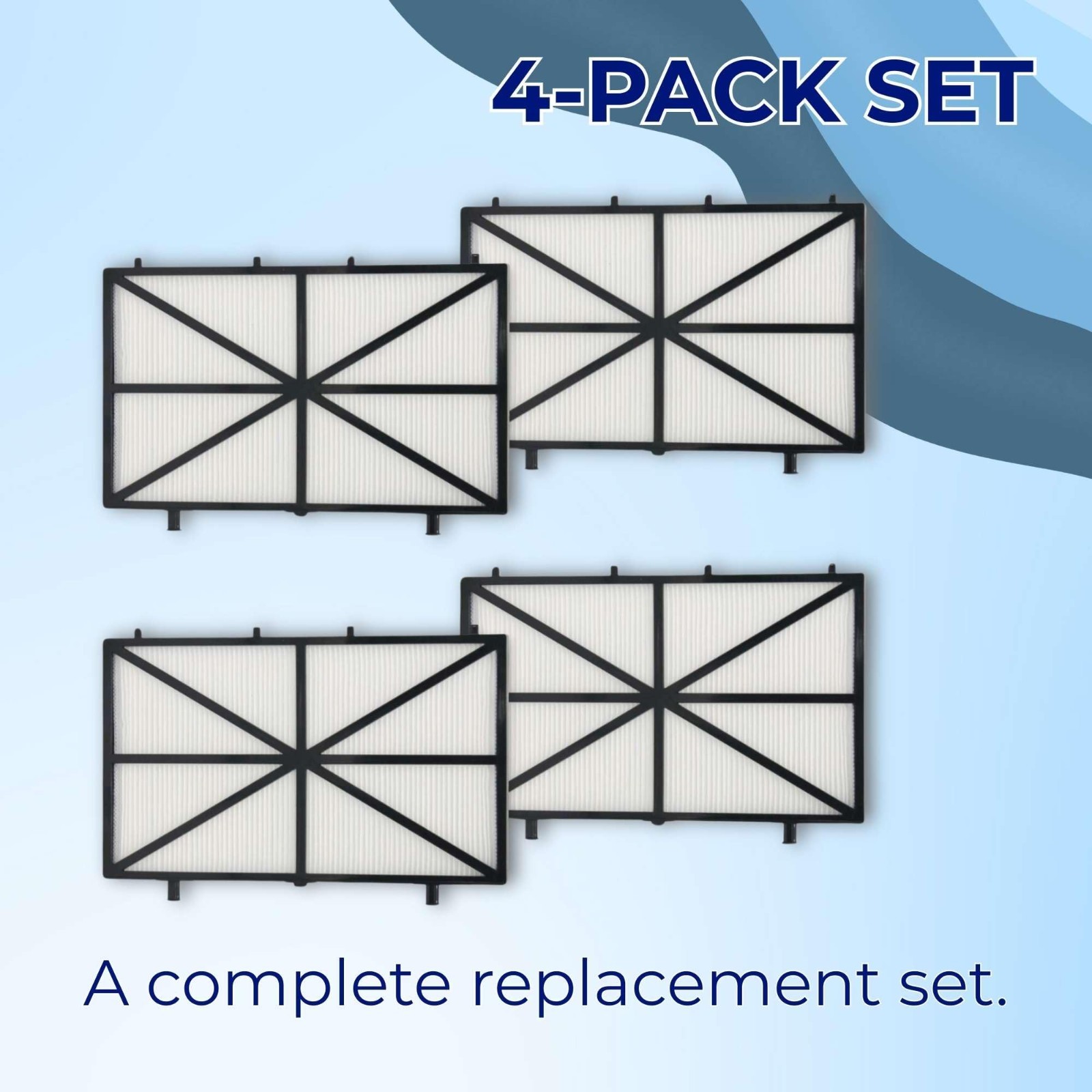 Robotic Pool Cleaner Ultra-Fine Filter Panels – Set of 4 for Dolphin M400 M500