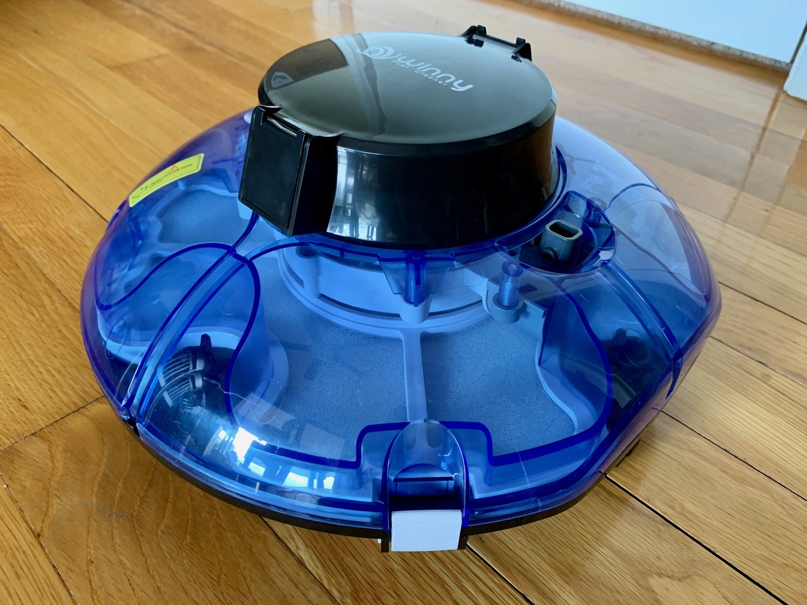 Cordless Robotic Auto Pool Vacuum Cleaner, Self-Parking, 650 Sq.Ft, 80 Min, LBB