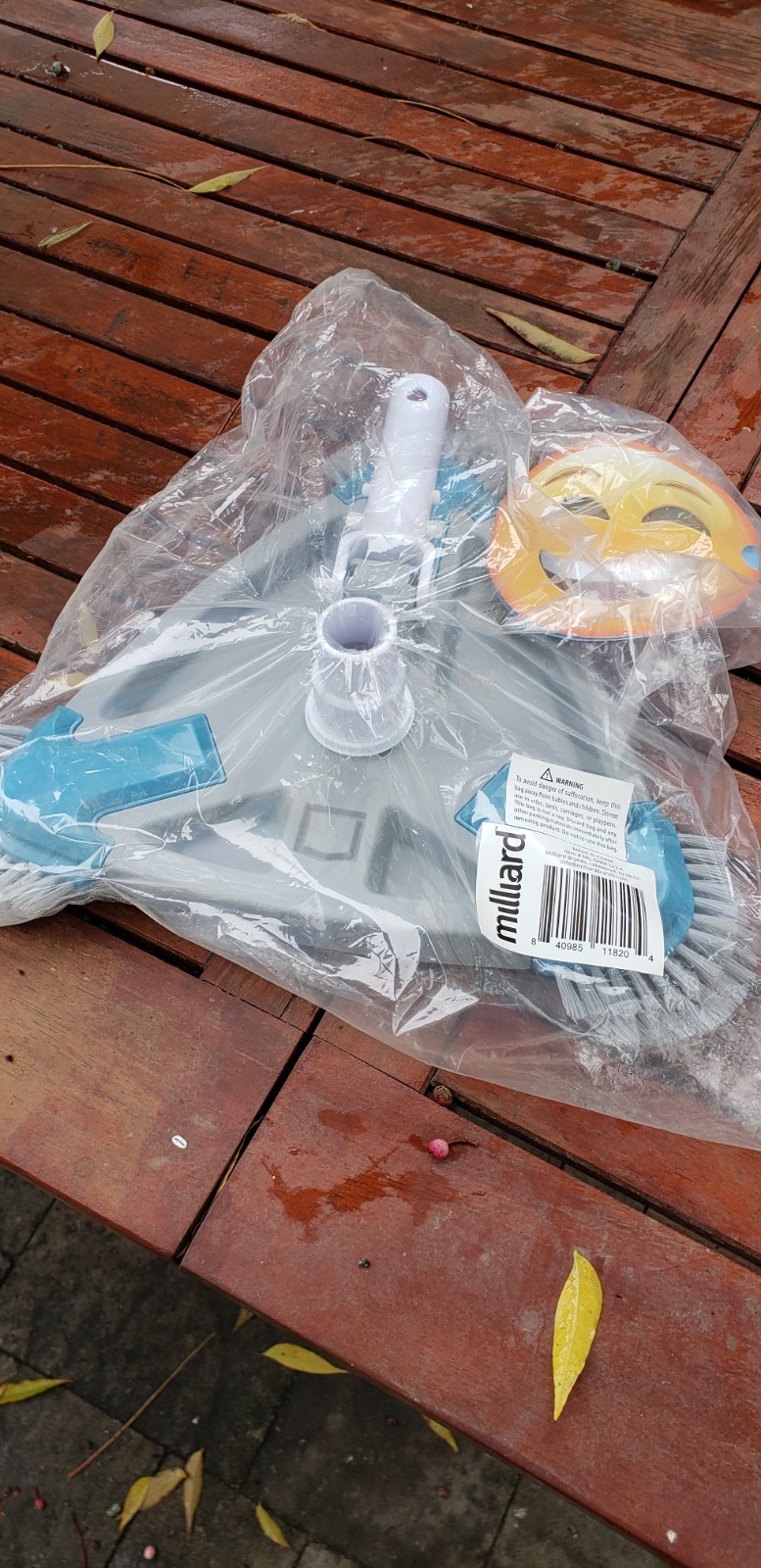 Above Ground Pools Vacuum Cleaner Triangle Head Brush for Inground Swimming Pool