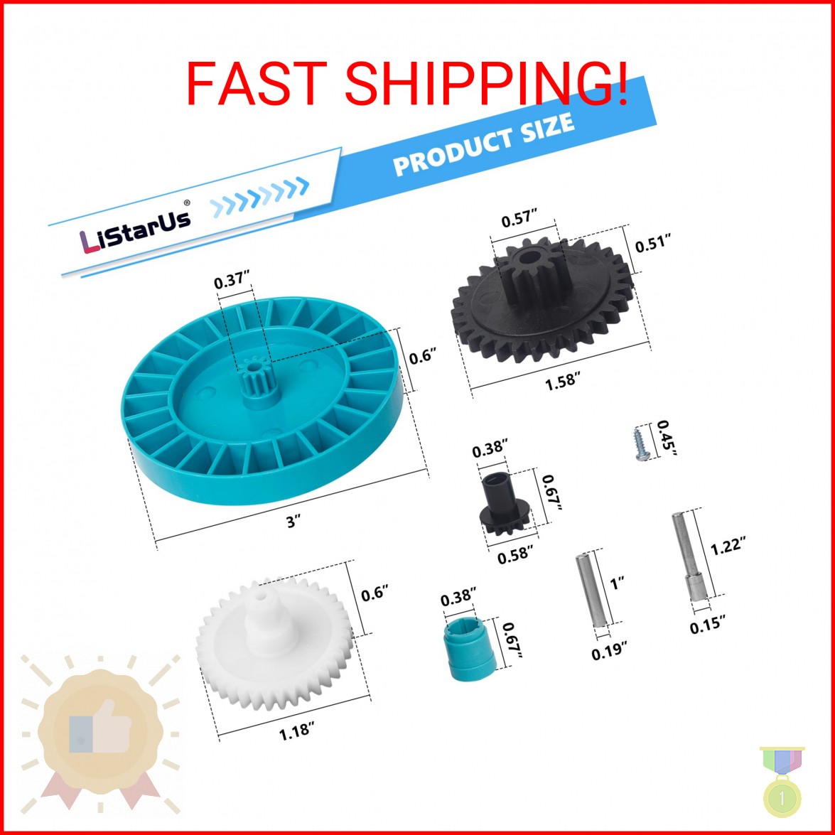 AXV079VP Medium Turbine Spindle Gear Kit Replacement for Hayward Pool Vacuum Par