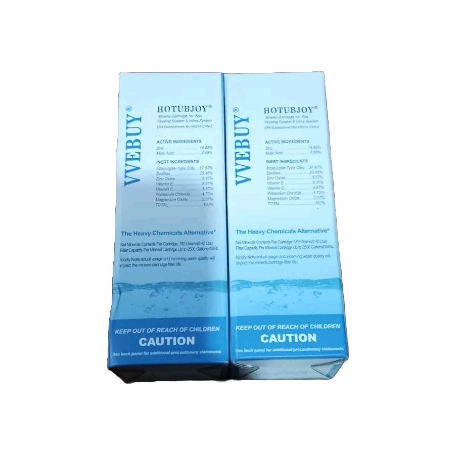 Pack Of 2 Webuy HOTUBJOY Spa Filter Cartridge Stick Mineral Hot Tub Purifier