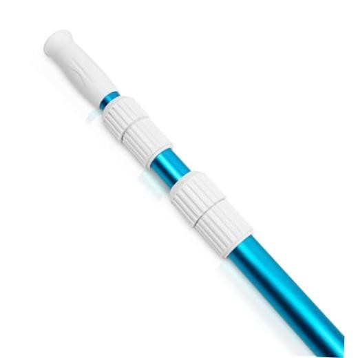 Premium 15 Foot Telescopic Swimming Pool Pole, Adjustable 3 Piece 15FT