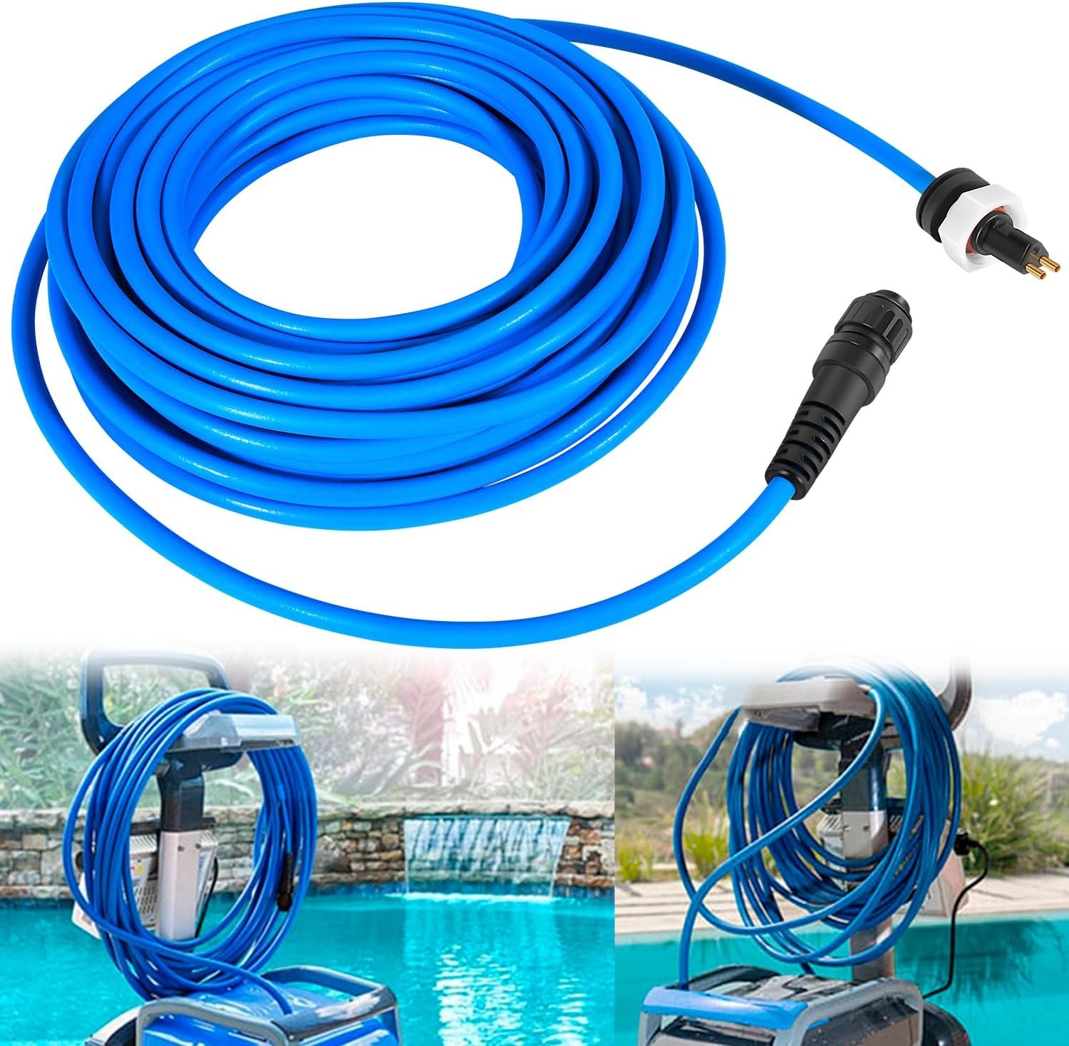 For Dolphin Pool Cleaner 99958903-DIY Cable Cord 2-Wire 60FT Triton PS PoolStyle