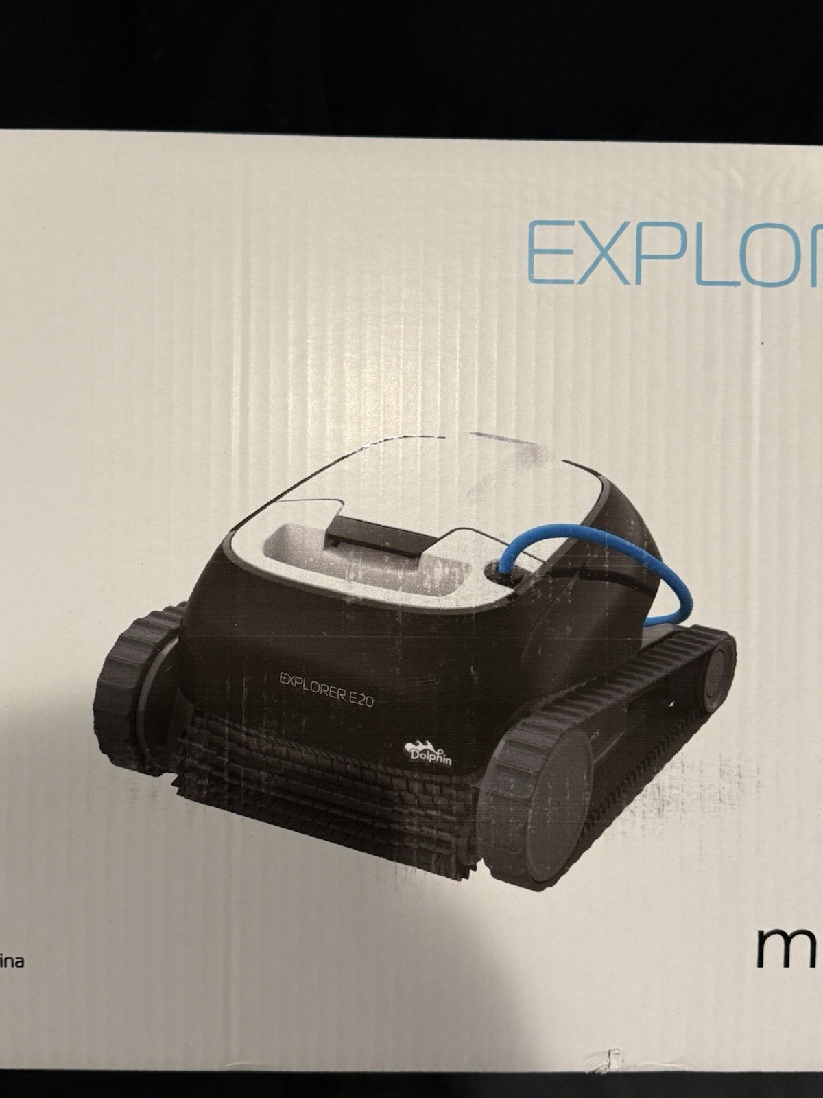 Dolphin Explorer E20 Robotic Pool Cleaner Black/White Maytronics FAST SHIPPING
