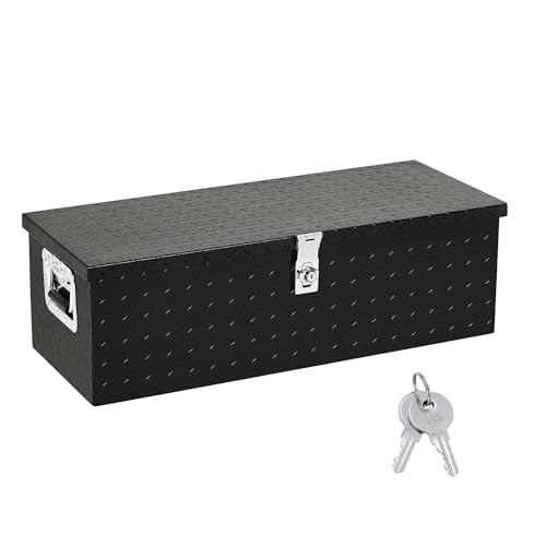 30 in Heavy Duty Aluminum Tool Underbody Box, Waterproof 30*13*10 – Black