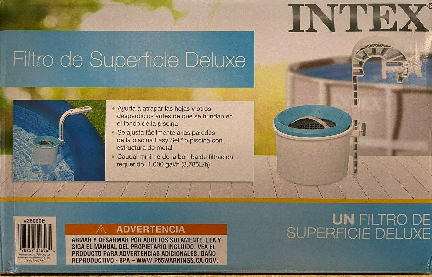 Intex – 28000E – Deluxe Wall Mount Surface Skimmer