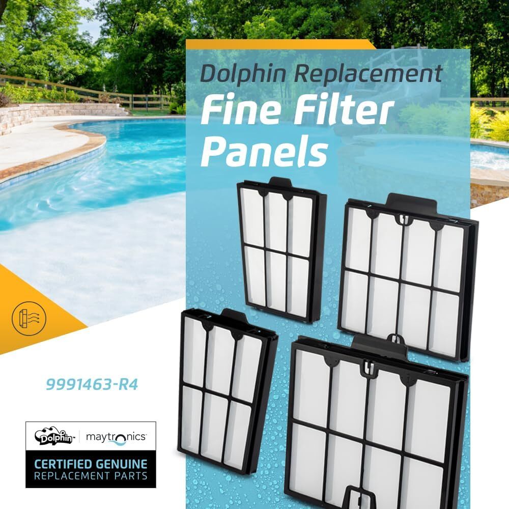 MAYTRONICS / DOLPHIN P/N: 9991463-R4 FILTER PANEL FOR ROUGH DEBRIS (SET 4)
