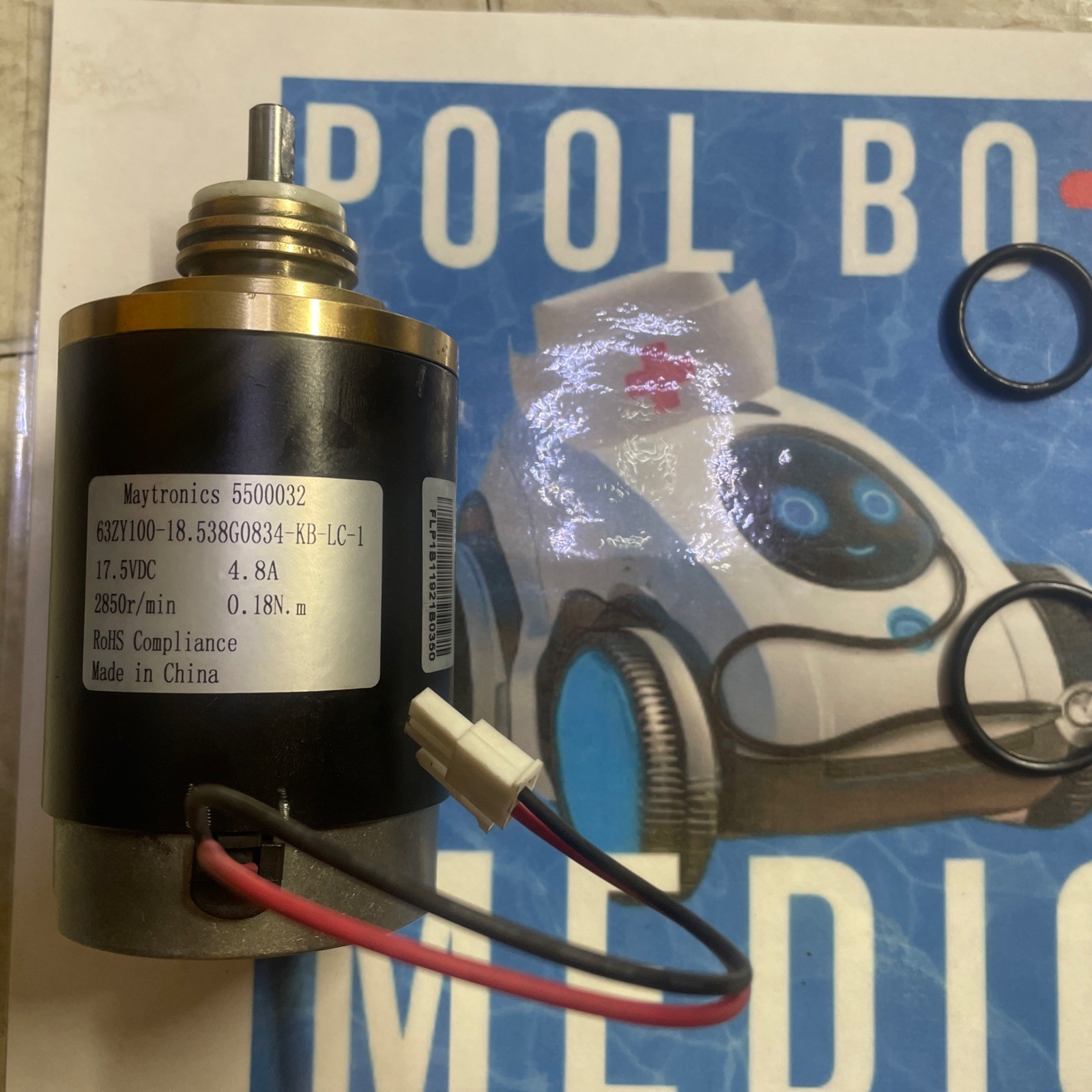$100 USA OEM REBUILT $50 Back MAYTRONICS DOLPHIN IMPELLER MOTOR 5500032 63ZY100-
