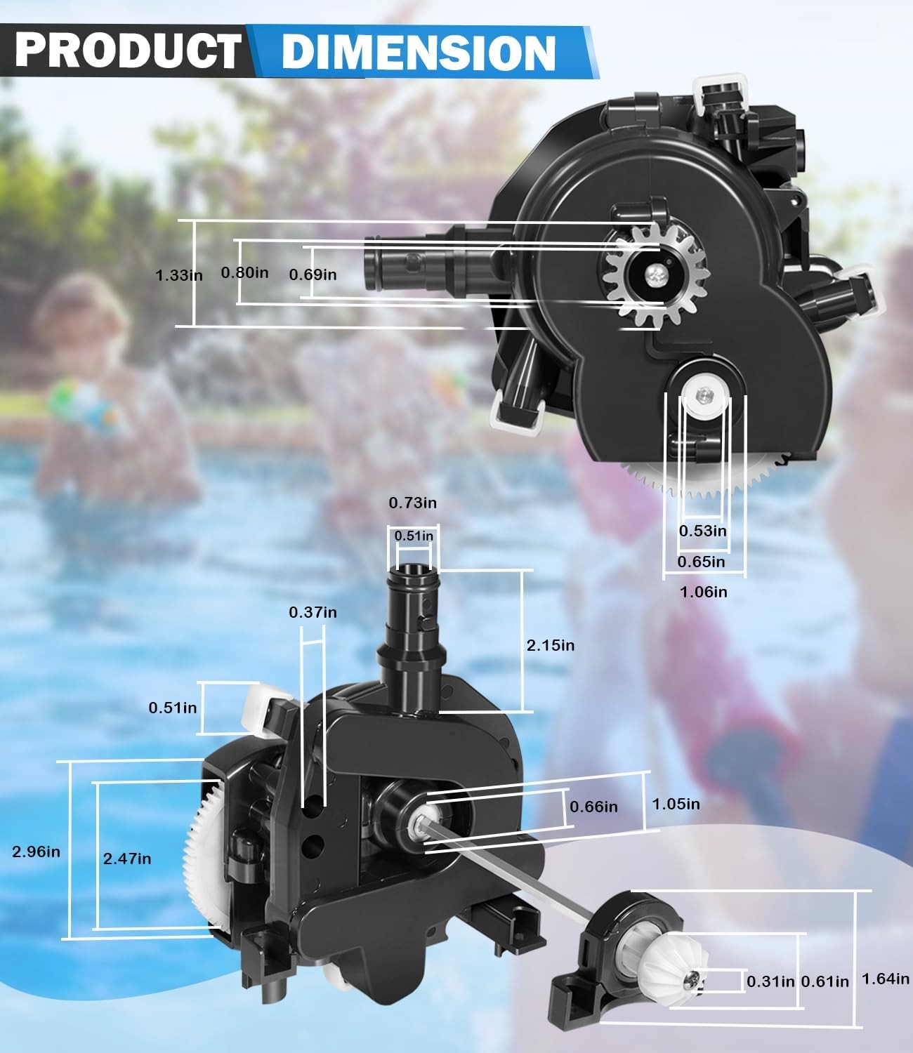 for Zodiac Polaris R0837200 Quattro Sport Pressure Side Automatic Pool Cleaner
