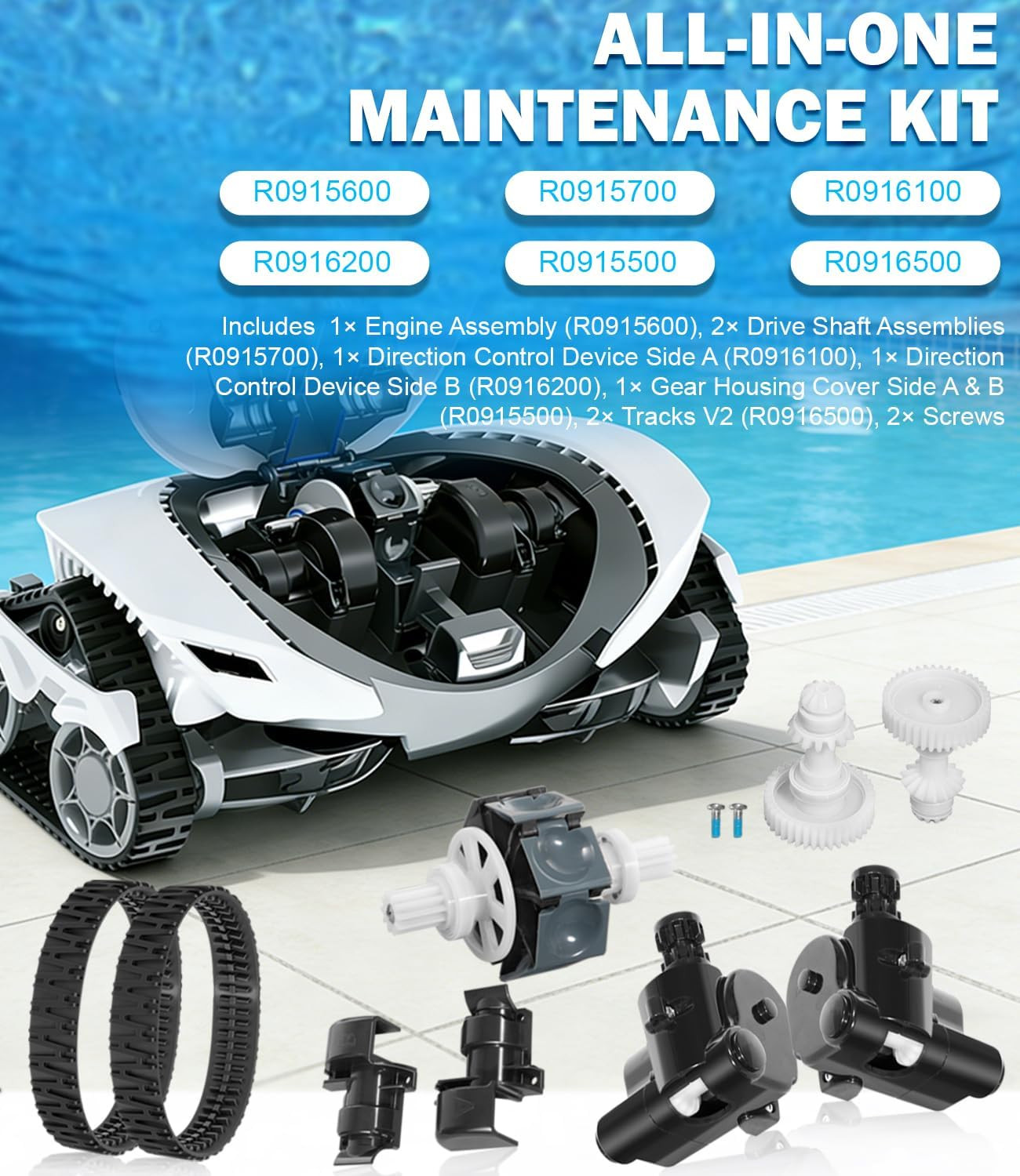 R0997900 Suction Cleaner Tune Up Kit Parts Fits Polaris Atlas Atlas XT MAXX