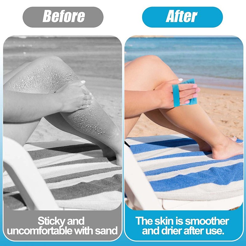 Portable Summer Sand Remover Beach Cleaner for Travel Camping Vacation