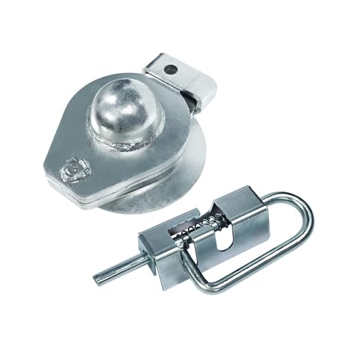 Gooseneck Coupler Head with Handle, 30000-pound Rating, Universal Fit for