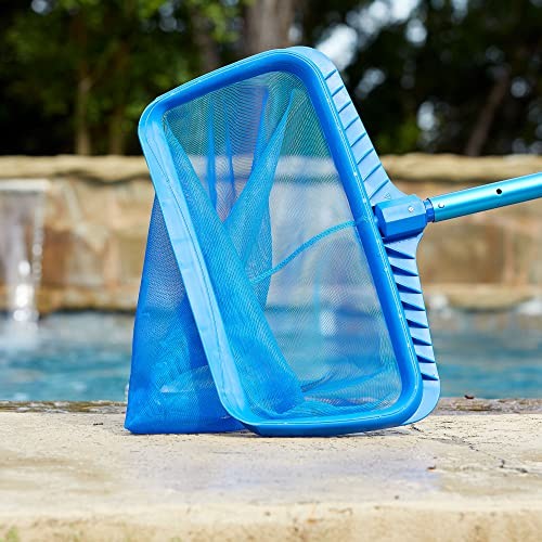 Swimline Professional Heavy Duty Deep-Bag Pool Rake, Blue