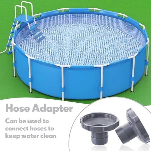 Gray Pool Vacuum Hose Adapter – 2 Pcs Above Ground Skimmer Vacuum Hose