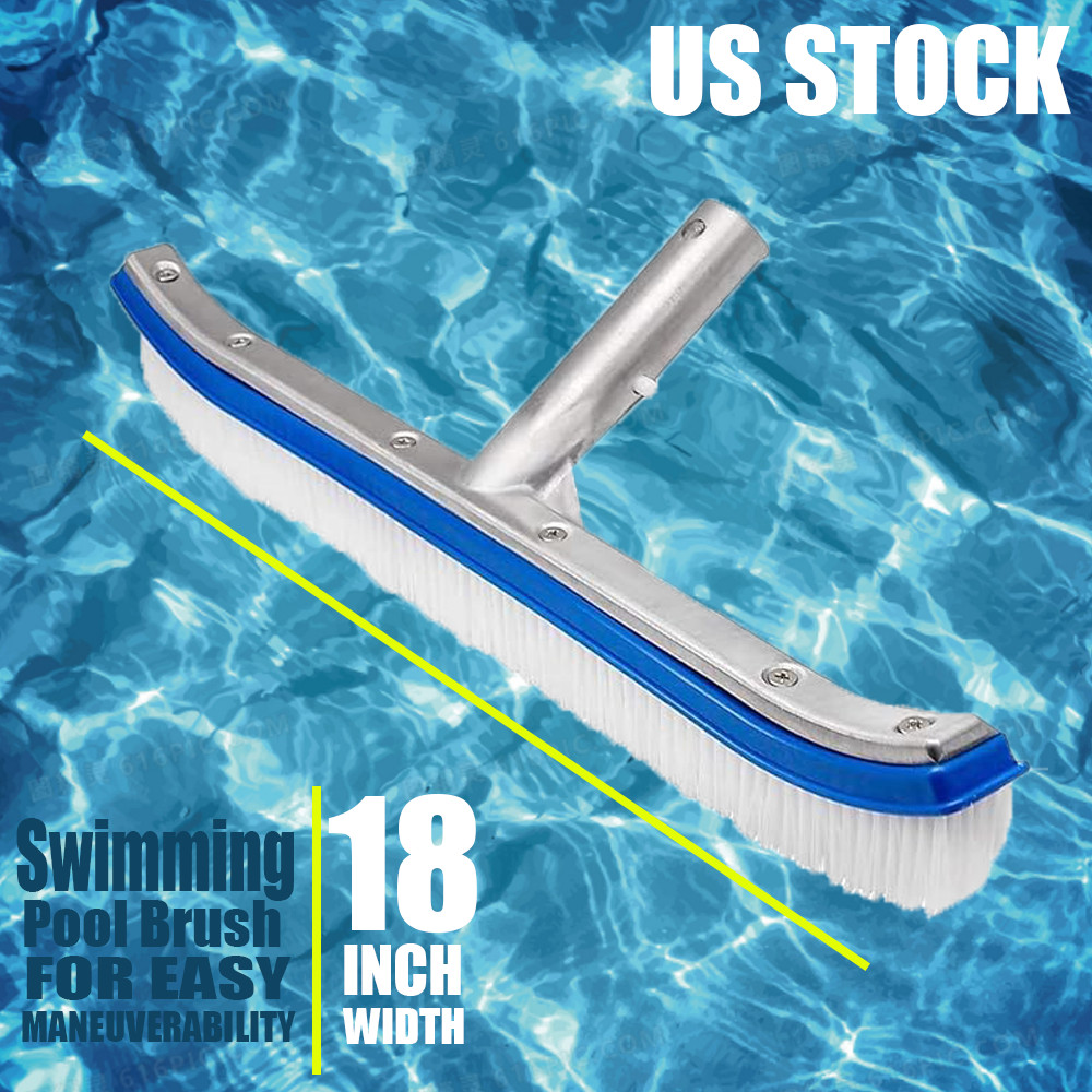 Heavy Duty Swimming Pool Cleaning Brush Wall, Tiles & Floors, Strong Aluminium