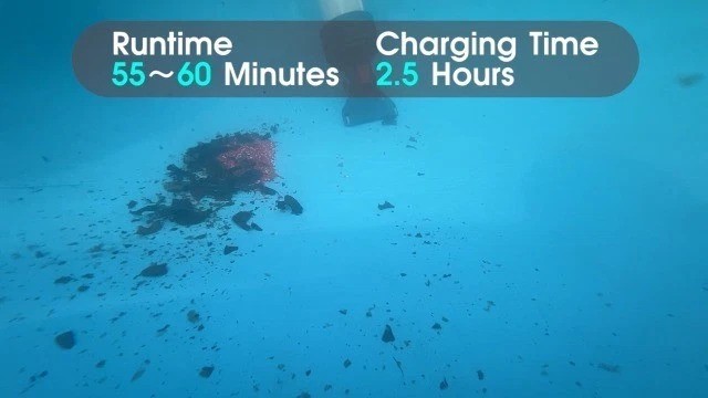 Cordless Pool Vacuum – Powerful Suction 18.9GPM, 100in Runtime, Ultra Fine Filte