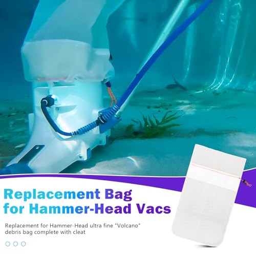 HH1510 Ultra Fine Debris Bag Replacement for Hammer-Head Swimming Pool Cleaner