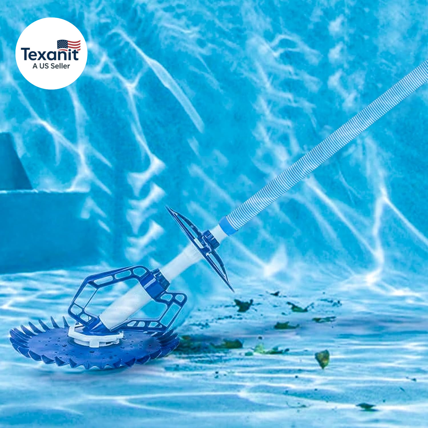 Pool Vacuum Hose 26 Feet (8 X 40 Inch), 1.5 Inch Cuffs, Compatible with Most Ing