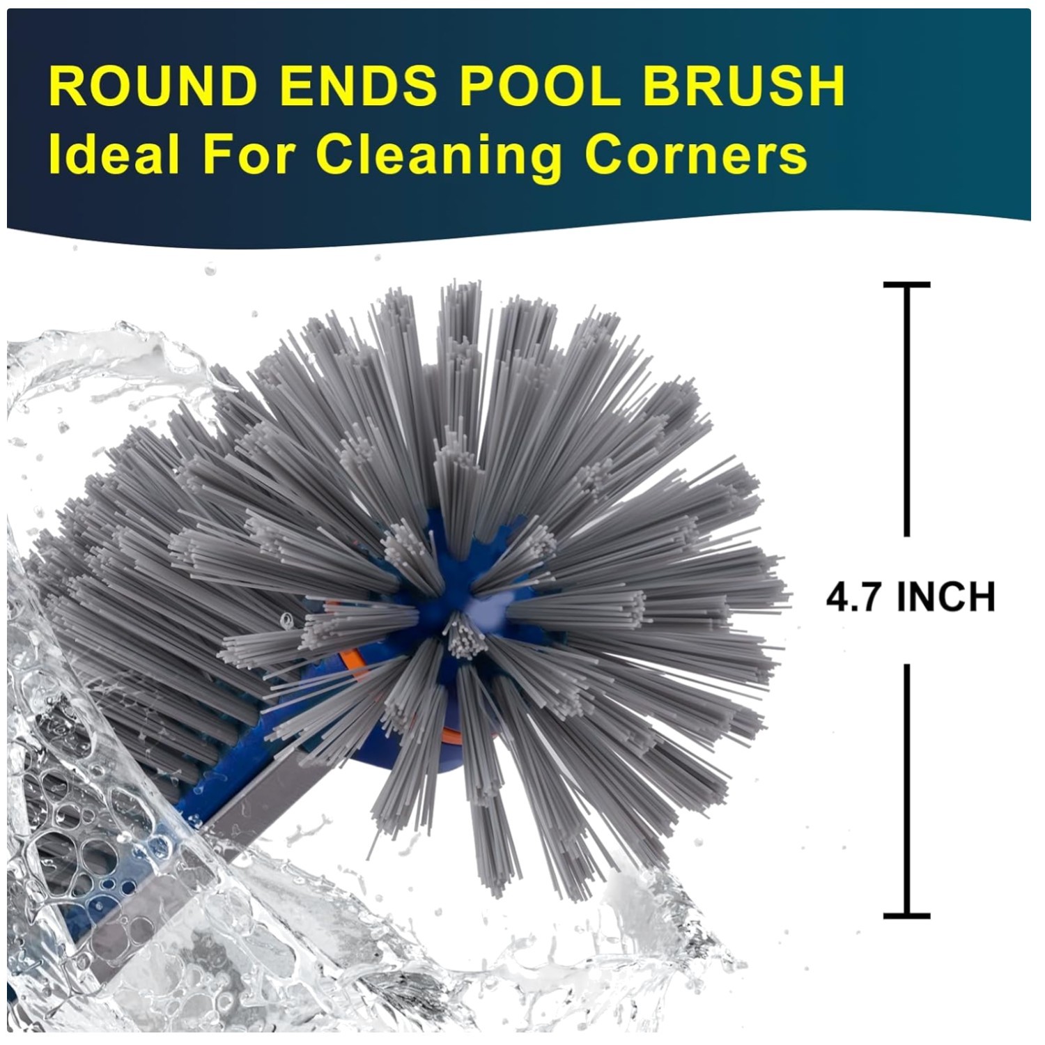 360° Pool Brush Head – Inground/Above Ground