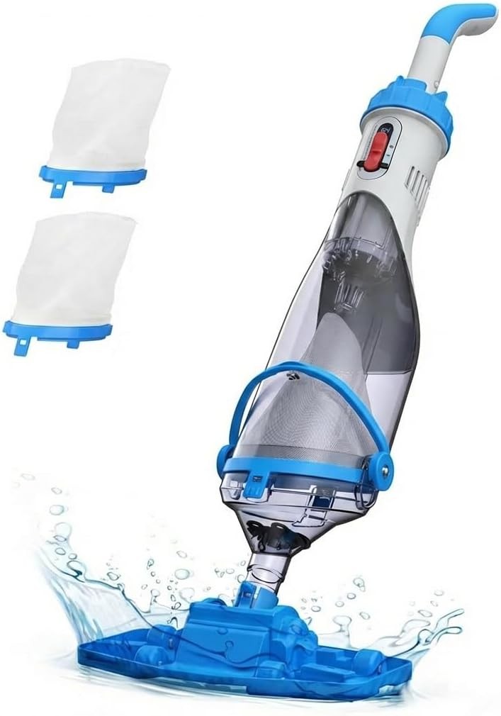 Pool Vacuum for Above Ground/in Ground Pool Handheld Rechargeable Pool Cleaner