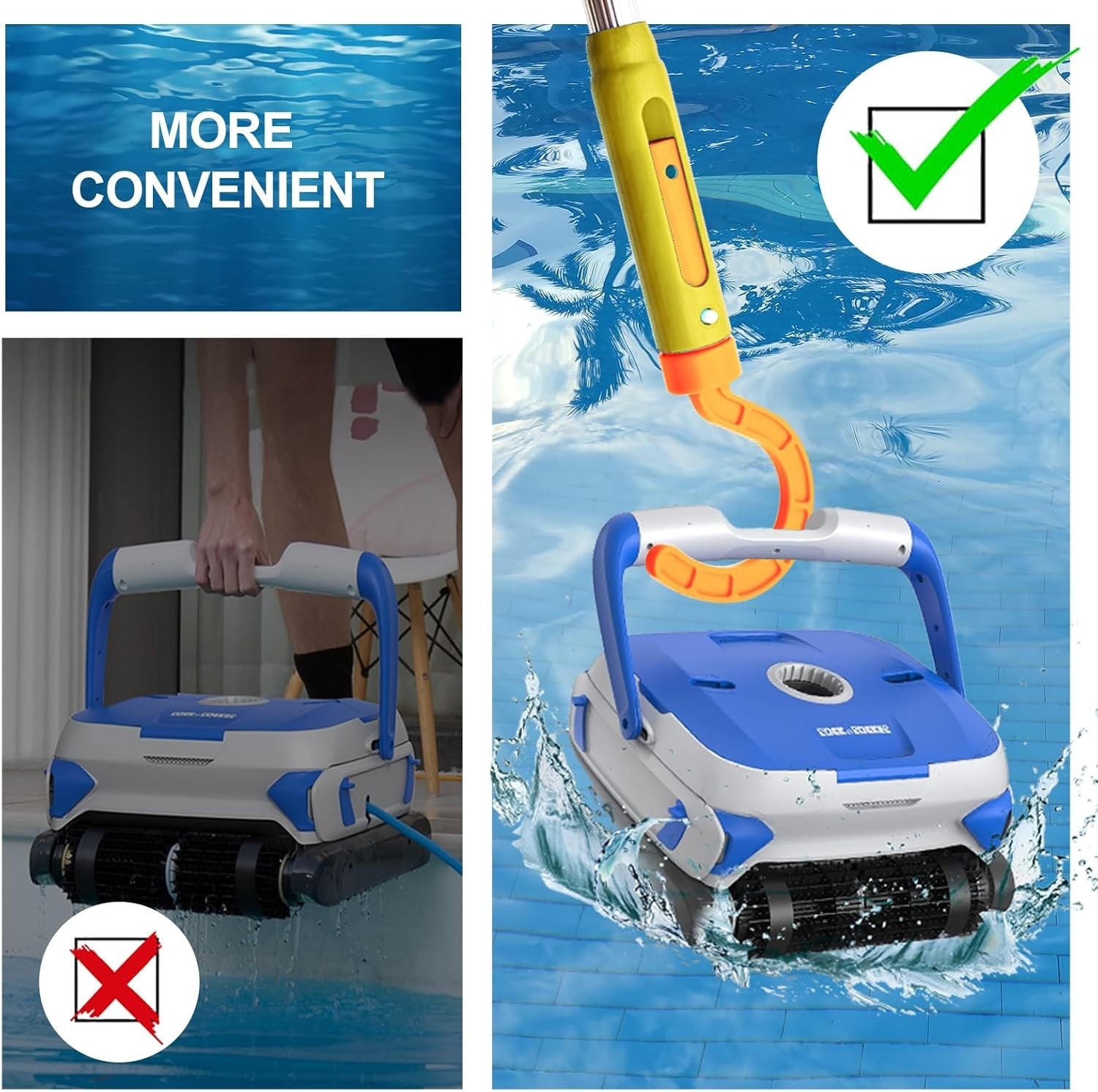 Hook for All Robotic Pool Cleaner, Accessories Hook Customized for Pool Vacuu…