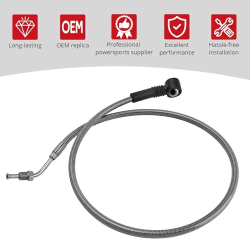 Front Upper Brake Hose Line Fit for Polaris Scrambler 850 1000 2013-2017