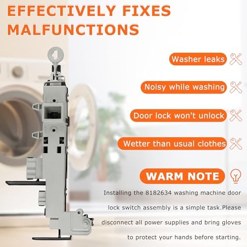 WP8182634 461970200692 DC64-00519B Washer Door Lock Switch O-E-M for