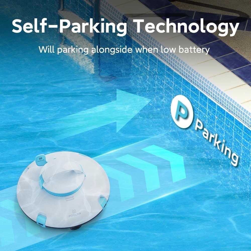 PoolMr Cordless Robotic Pool Cleaner ( Starfish MY-S2-01 )- White