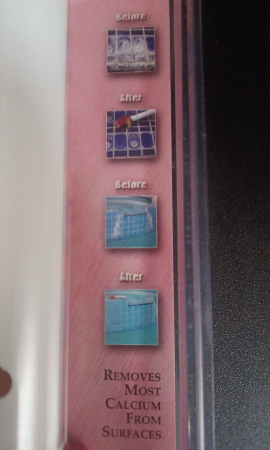 Erase It for Calcium Tile Toilets Glass Block Water Overflows/Features NEW