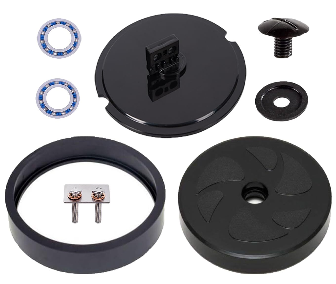3 PK Large Wheel C7 Assembly w/ Tire C11 for Polaris 280 Black Max Pool Cleaner