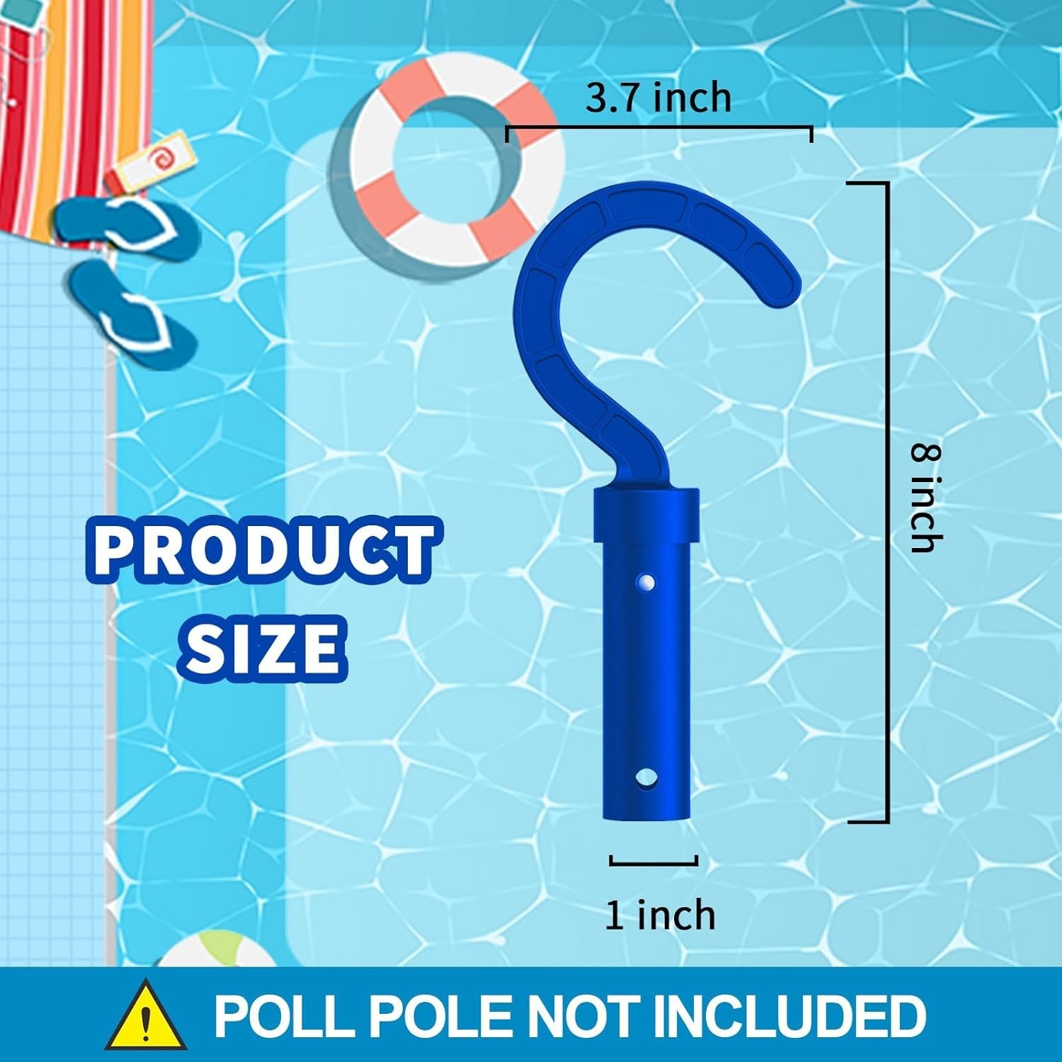 Blue Hook for All Robotic Pool Cleaners – Effortless Retrieval and Compatibility