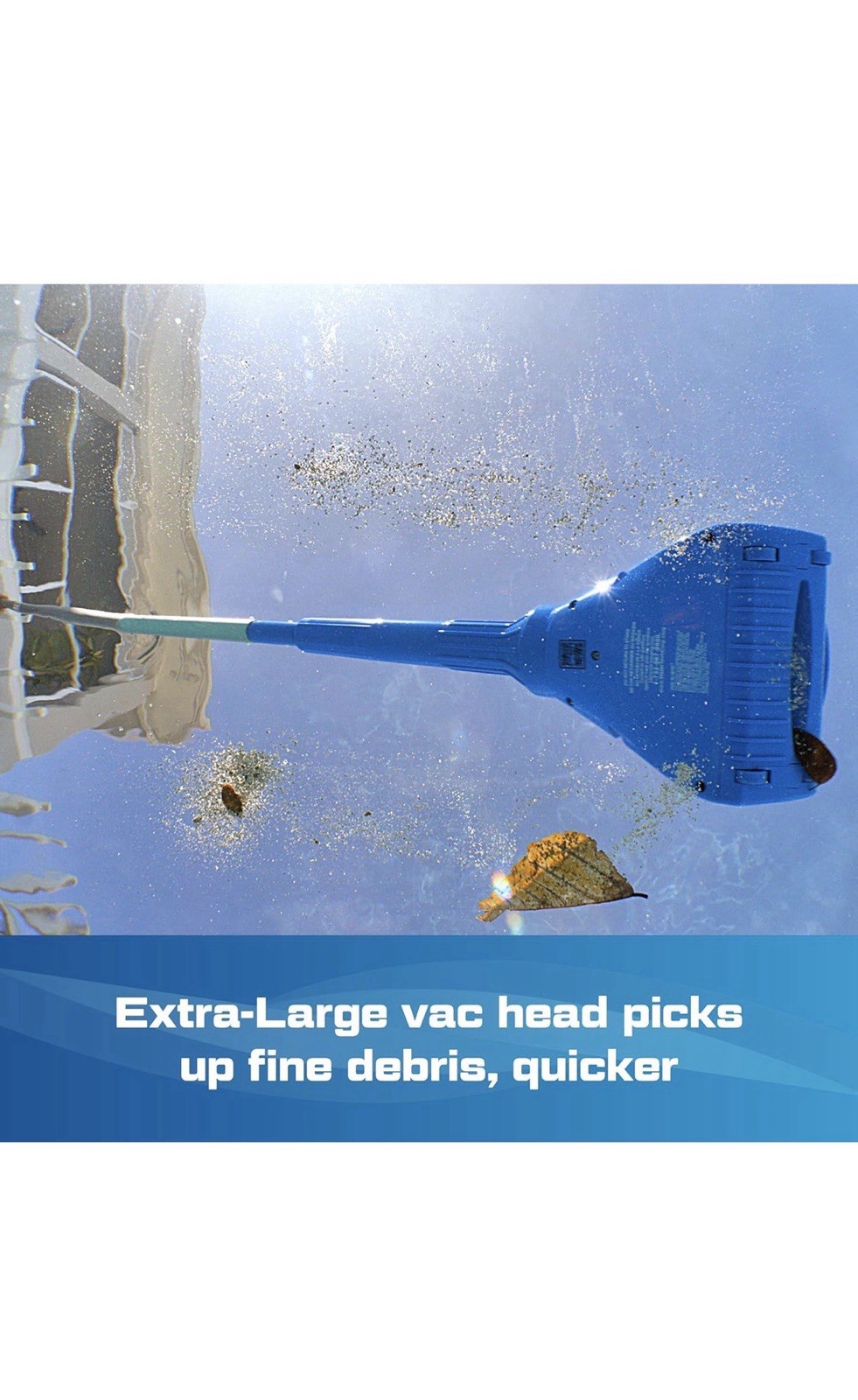 POOL BLASTER Aqua Broom XL Cordless Vacuum for Spa Small Pool & Tight Spaces EUC