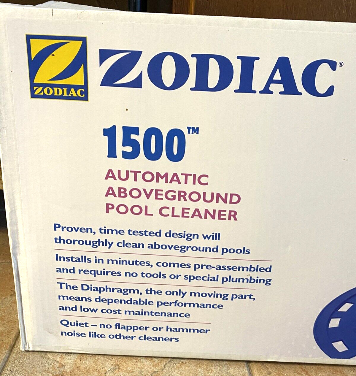ZODIAC 1500 BARACUDA AUTOMATIC POOL CLEANER,ABOVEGROUND,COMPLETE,RELIABLE,GIFT:)