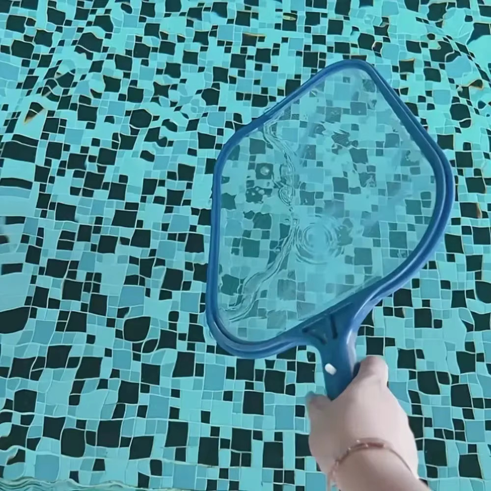 Lightweight Pool Skimmer Net Wide Mouth Leaf Mesh Cleaning Tools Accessories