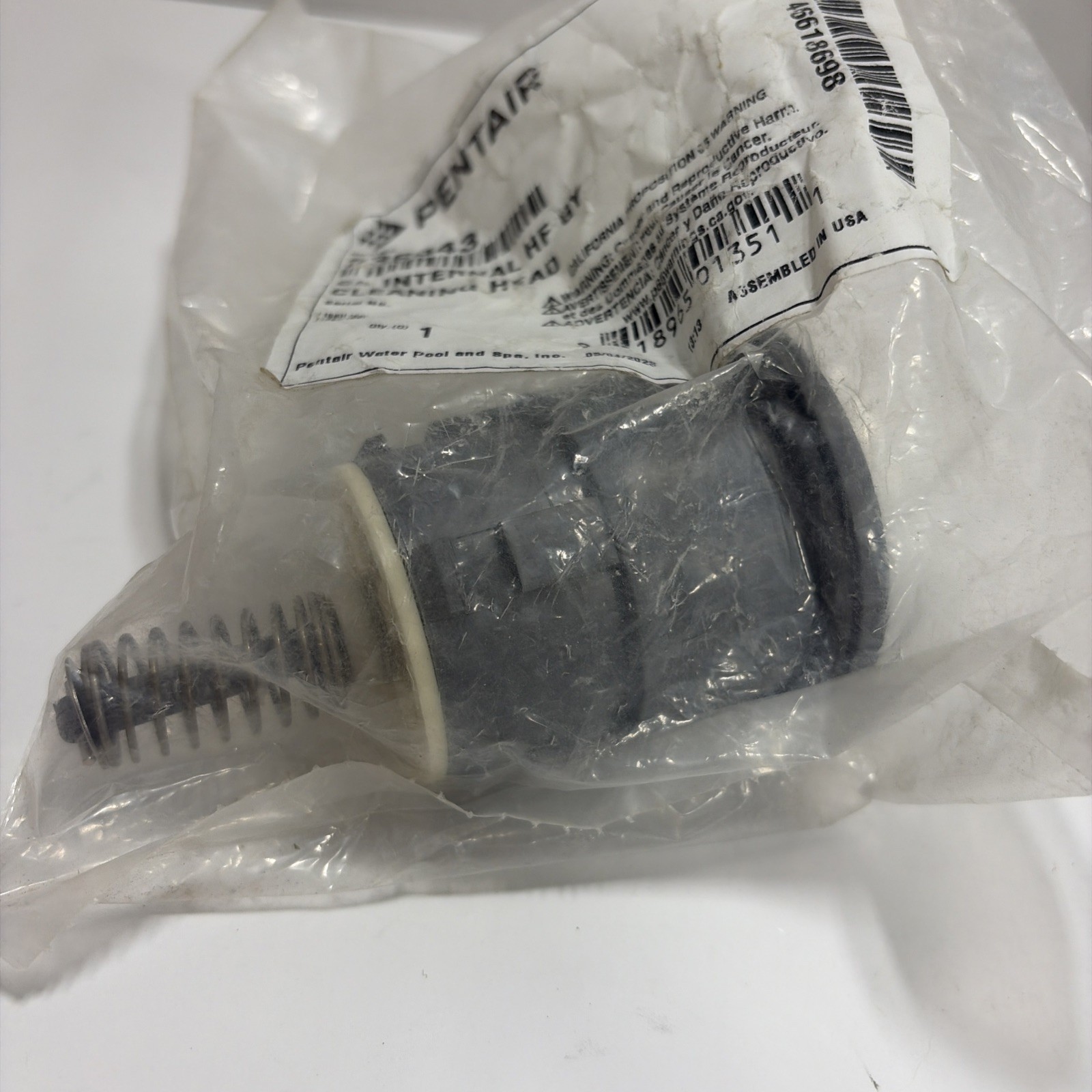 NEW 236343 Cleaning Head Pentair Water Pool And Spa Grey