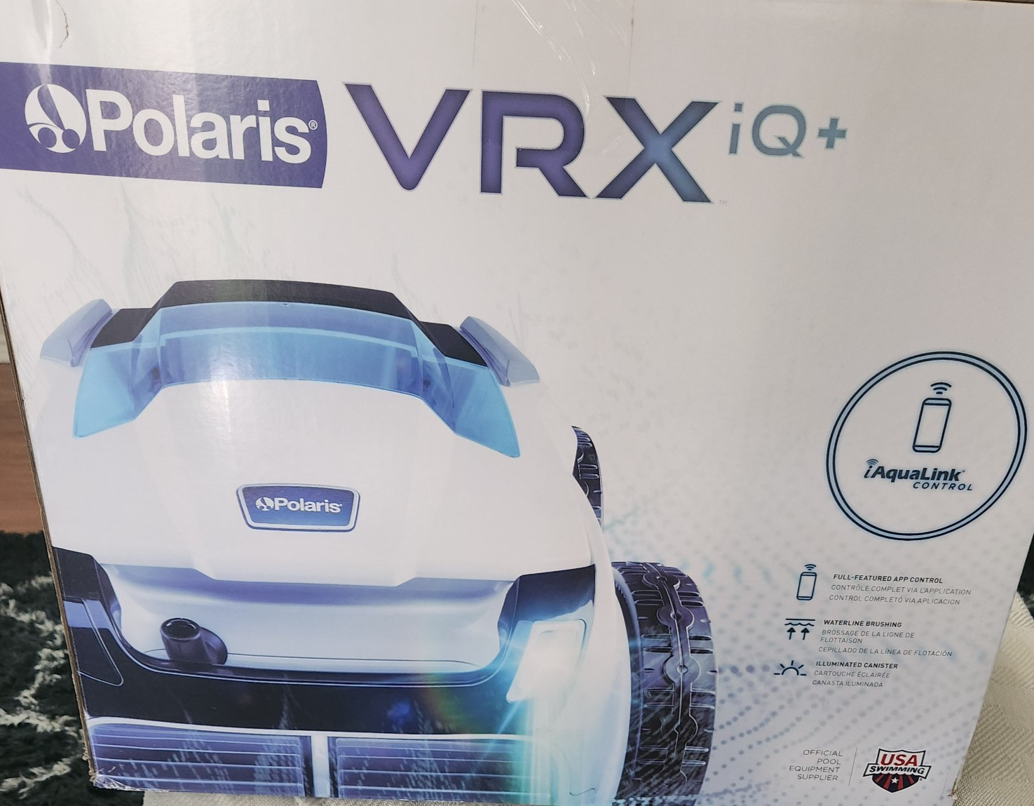 Polaris VRX iQ+ Robotic Pool Cleaner with iAquaLink Control FVRXIQP