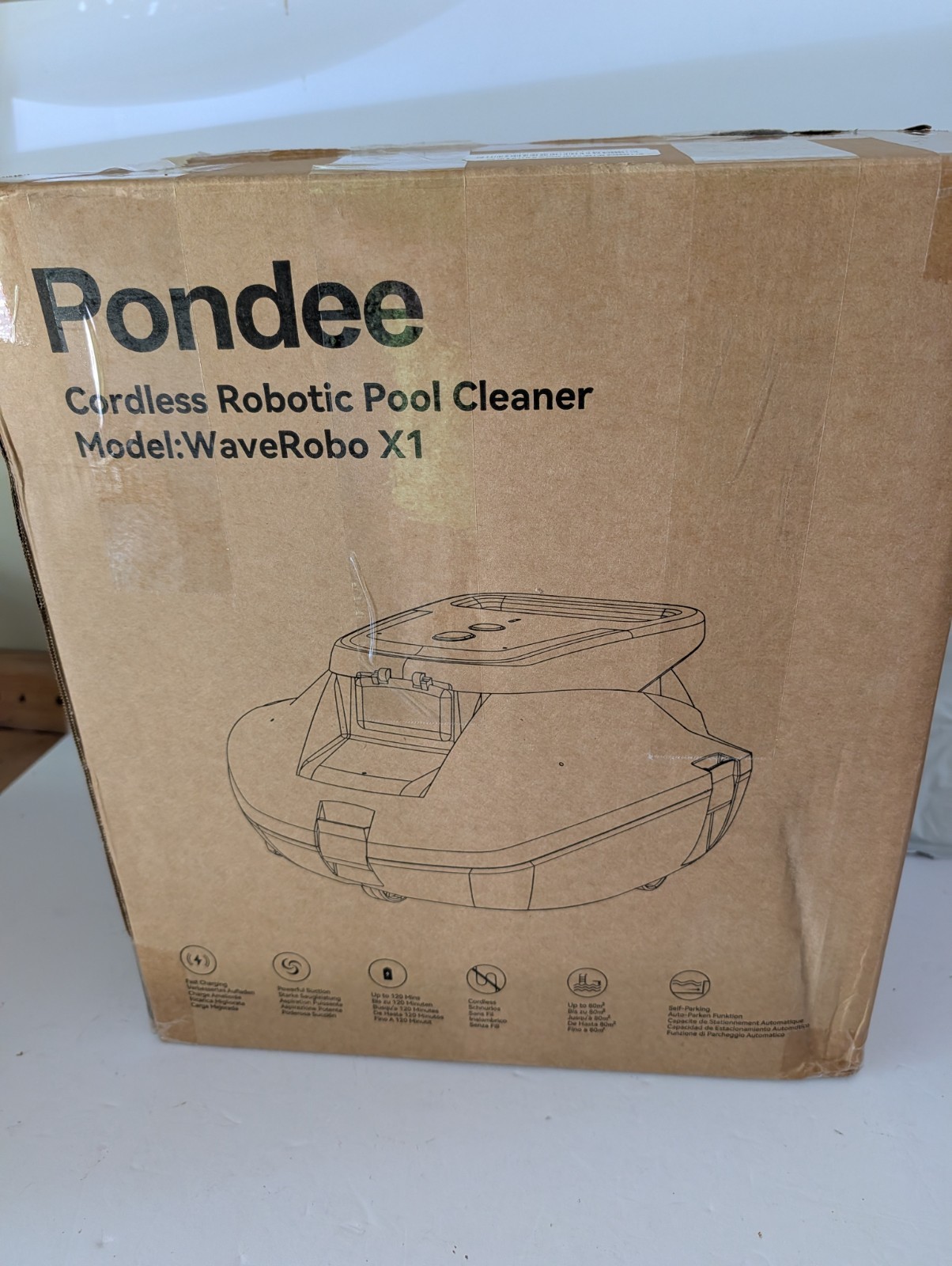 Pondee WaveRobo X1 Cordless Robotic Pool Cleaner