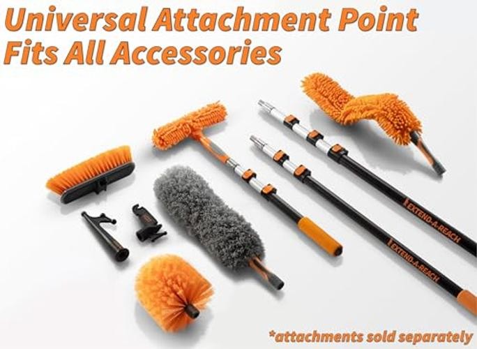 Soft Car Wash Brush Head with 5-Sided Soft Bristle – RV Wash Brush