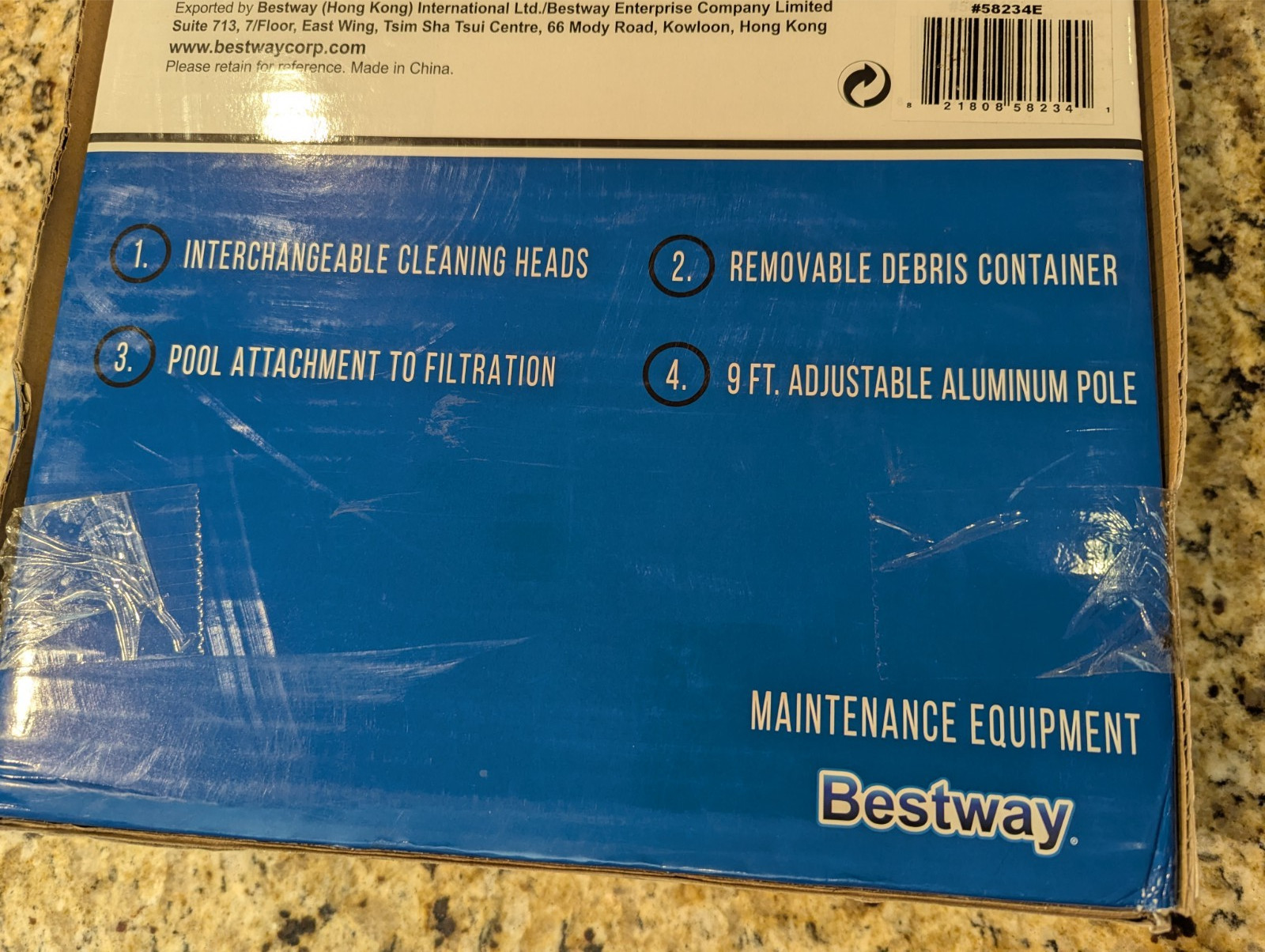 Bestway 58234 Above Ground Pool Cleaning Maintenance Accessories Set Kit