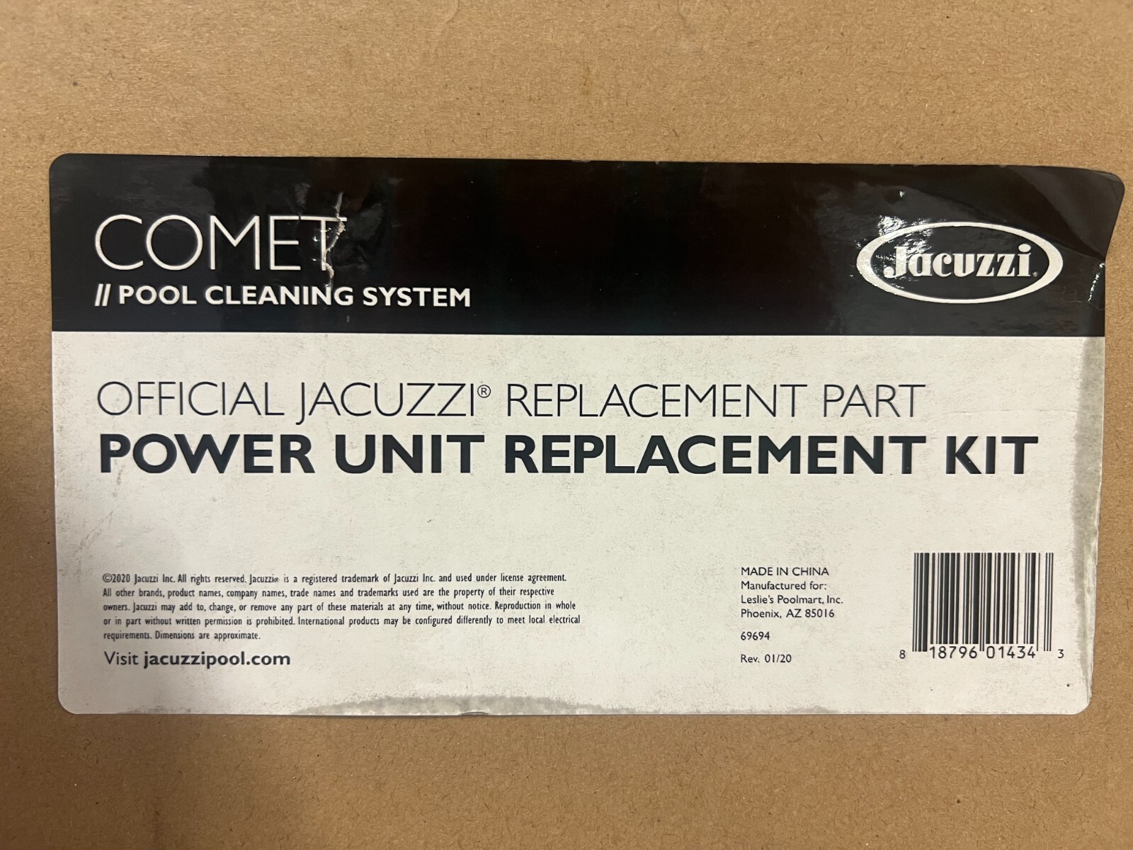 Jacuzzi OEM 69694 Comet Power Supply Assembly Power Unit Replacement Kit HJ1007