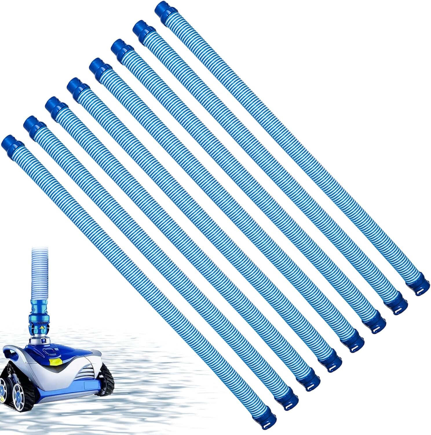 7PCS For Zodiac Baracuda MX8 T5 Twist Lock Hose 1 Meter Long R0527700 R0527800