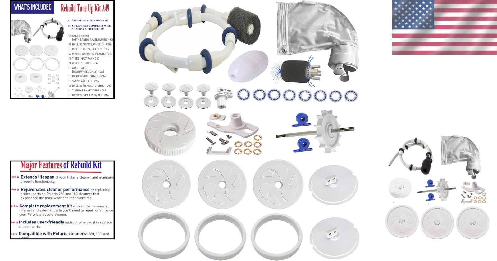 Polaris 280 Pool Cleaner Tune-Up Kit