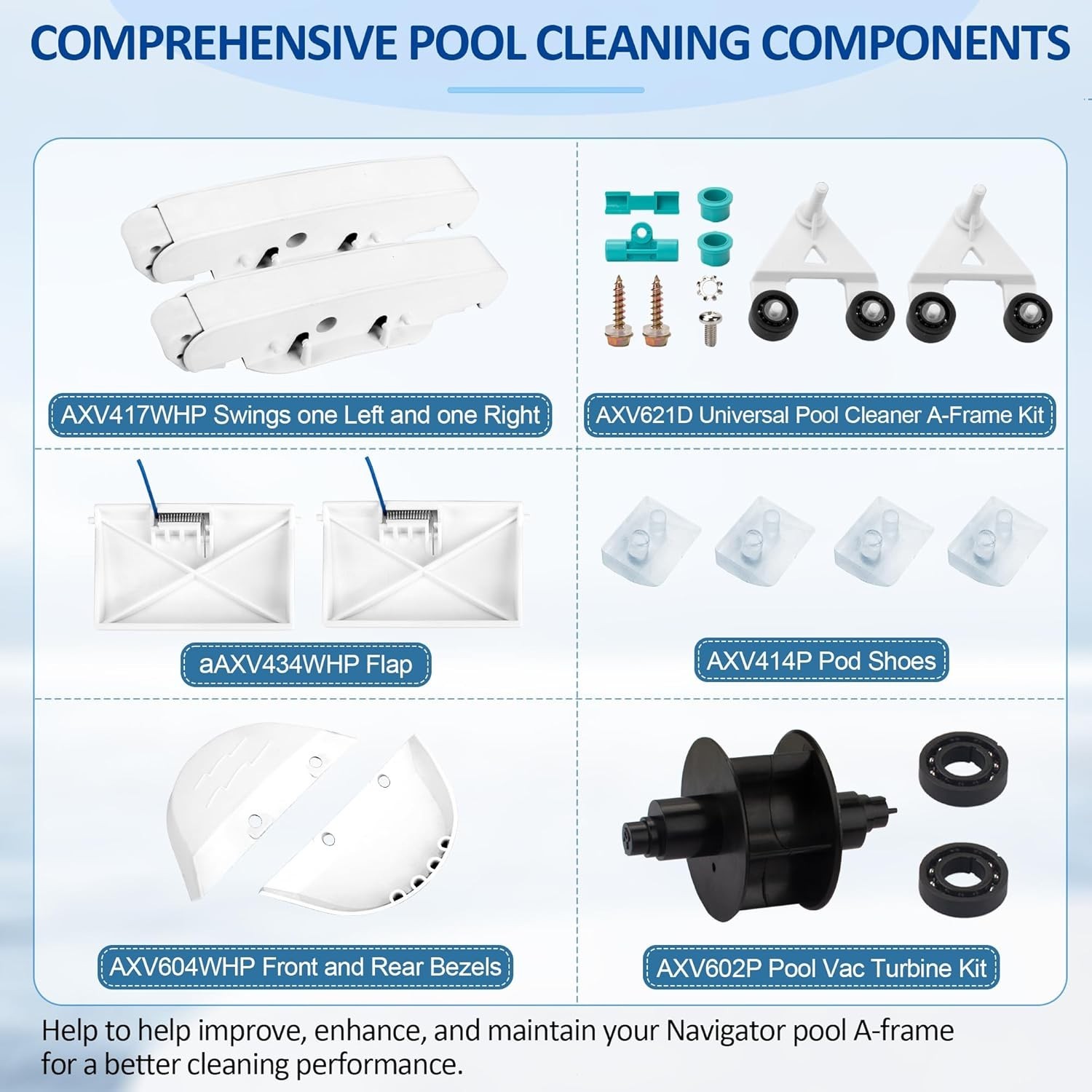 Hayward Navigator Pool Cleaner Kit – Replacements$^