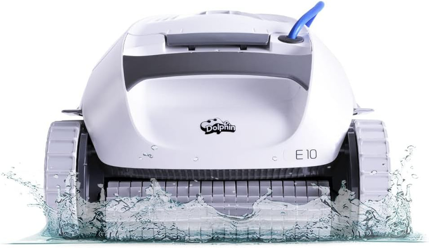 (2025 Model) E10 Automatic Robotic Pool Vacuum Cleaner, Active Scrubber Brush, T