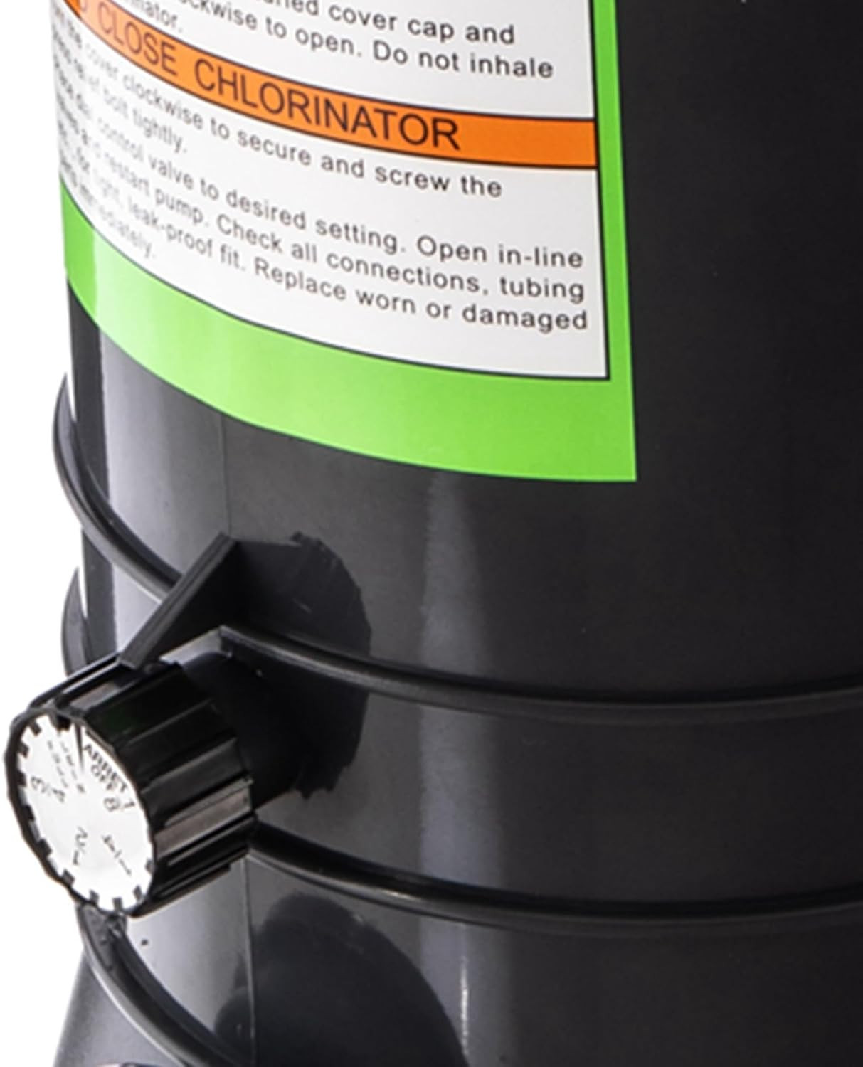 Automatic Chlorine Feeder for Swimming Pool,4Lbs Capacity-Inline Installation