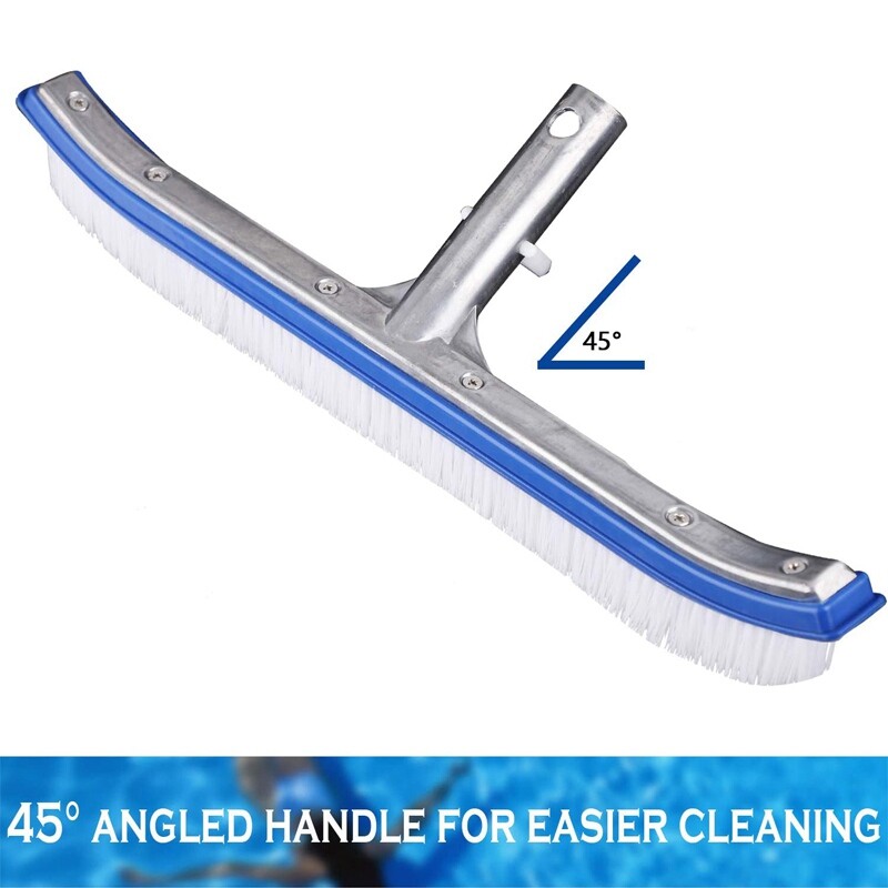 18 inch – Pool Cleaning Brush Head – Swimming Pool / Spa Wall– HEAVY DUTY