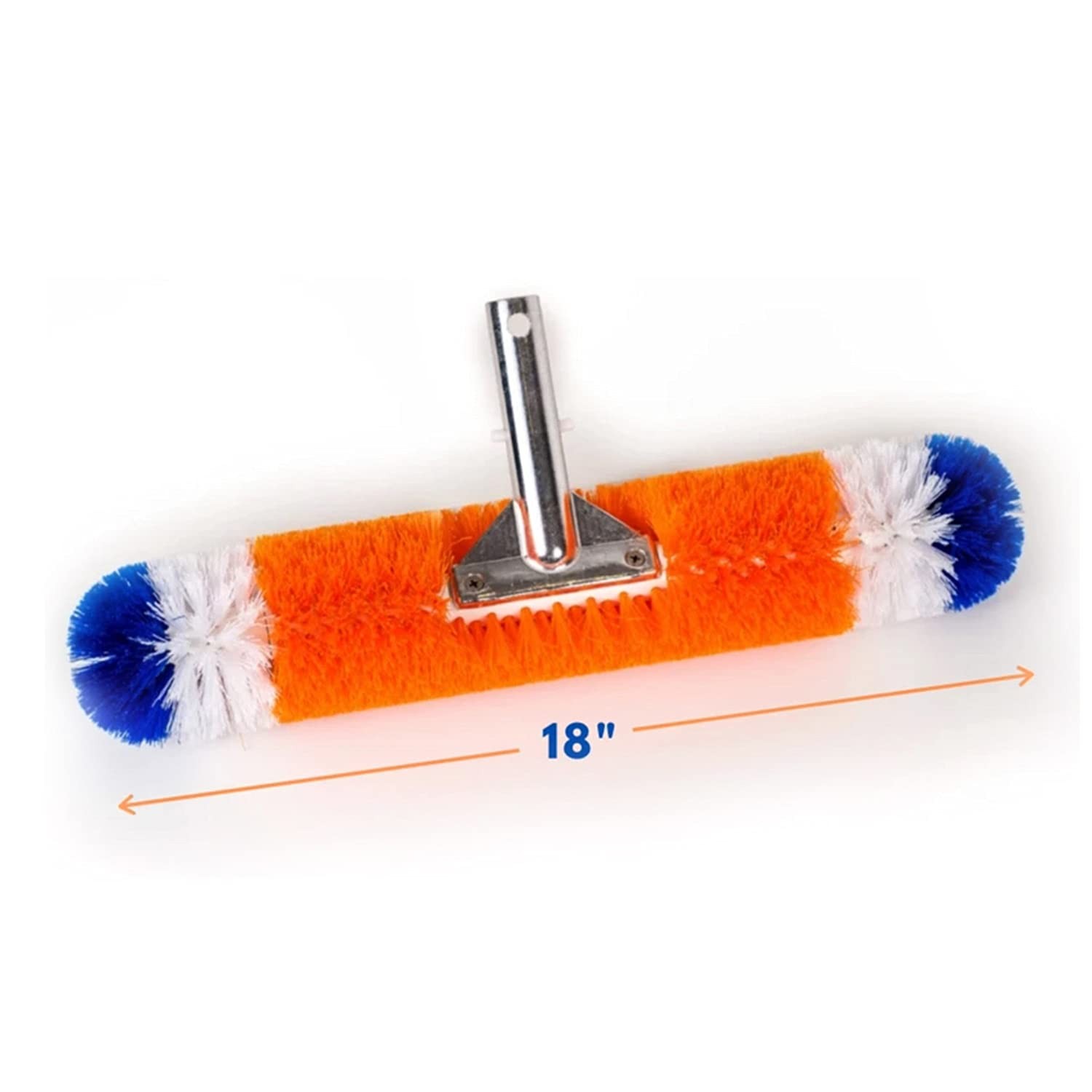 18-Inch Pro Pool Brush – Round Design for Effective Cleaning