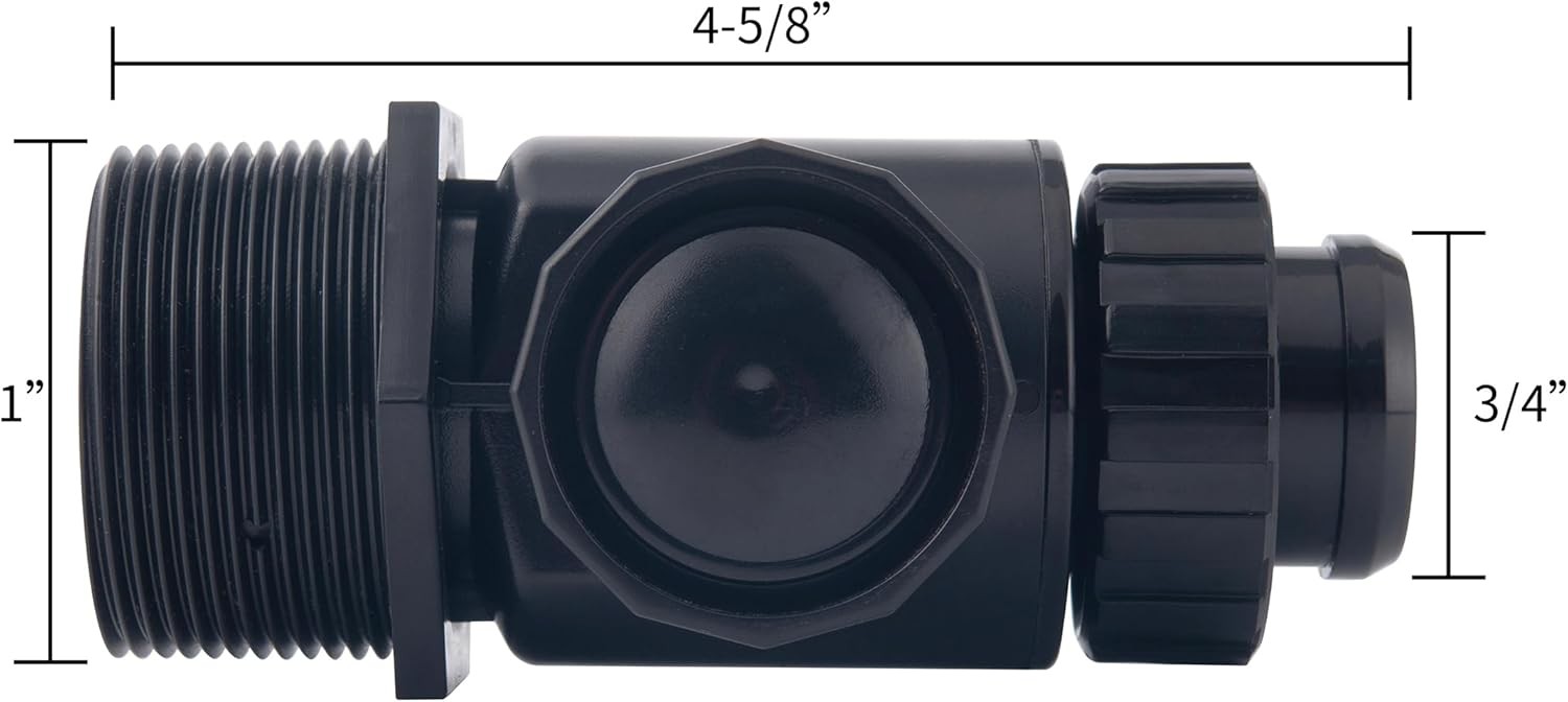 Black UWF Connector Assembly 9-100-3010 For Polaris 360 Cleaners F1, F1B, TR36P